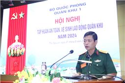 Quân khu tập huấn an toàn, vệ sinh lao động năm 2024